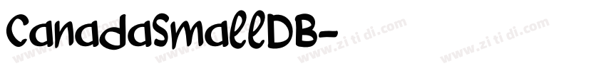 CanadaSmallDB字体转换