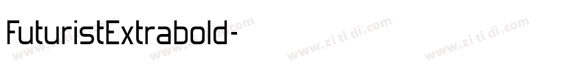 FuturistExtrabold字体转换