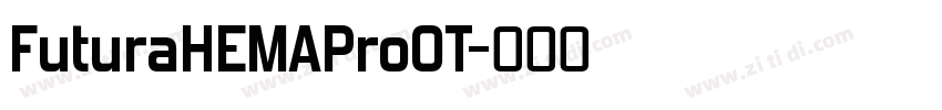 FuturaHEMAProOT字体转换