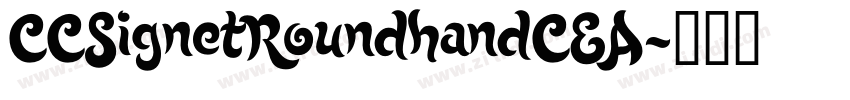 CCSignetRoundhandCEA字体转换
