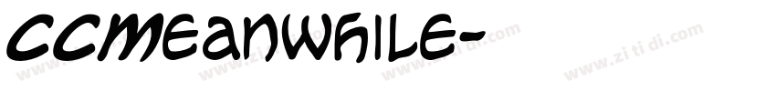 CCMeanwhile字体转换 CCMeanwhile字体转换