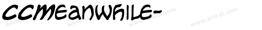 CCMeanwhile字体转换 CCMeanwhile字体转换