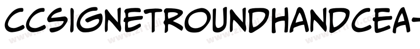CCSignetRoundhandCEA字体转换