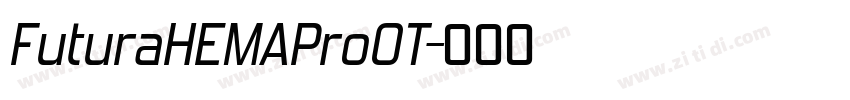 FuturaHEMAProOT字体转换