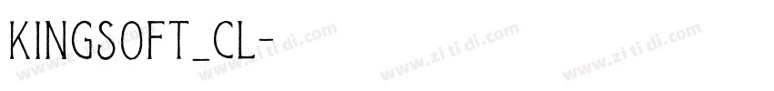 Kingsoft_Cl字体转换