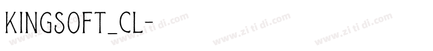Kingsoft_Cl字体转换