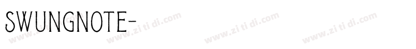 SwungNote字体转换