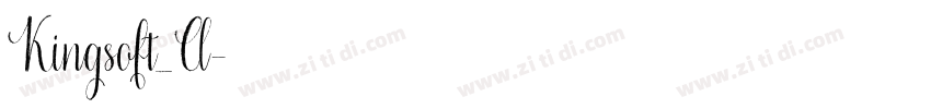 Kingsoft_Cl字体转换