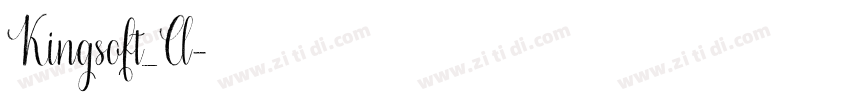 Kingsoft_Cl字体转换