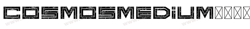 CosmosMedium字体转换