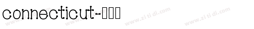connecticut字体转换