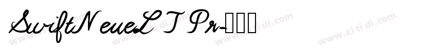 SwiftNeueLTPr字体转换