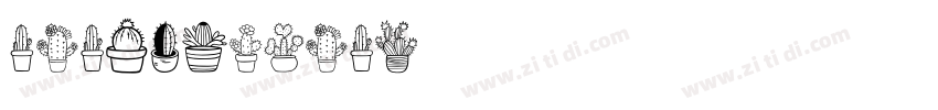 CactusBlack字体转换