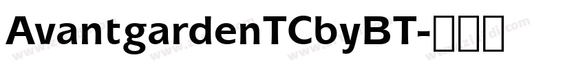 AvantgardenTCbyBT字体转换