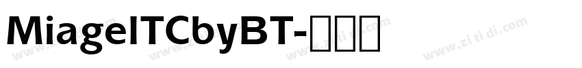 MiagelTCbyBT字体转换