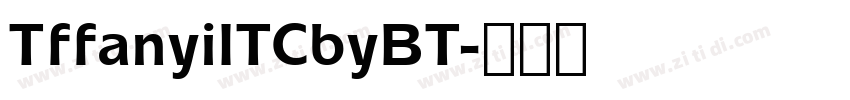 TffanyilTCbyBT字体转换