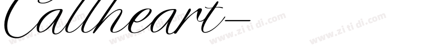 Callheart字体转换