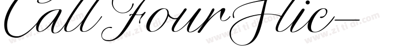 CallFourSlic字体转换