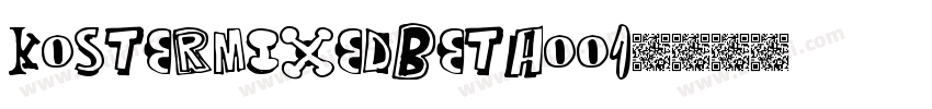 KosterMixedBeta001字体转换