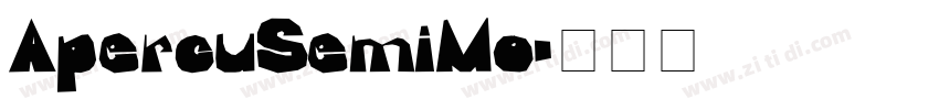 ApercuSemiMo字体转换