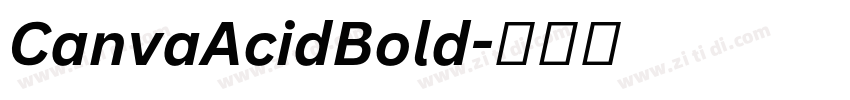 CanvaAcidBold字体转换