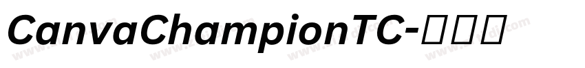 CanvaChampionTC字体转换