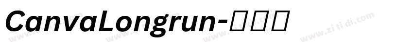 CanvaLongrun字体转换
