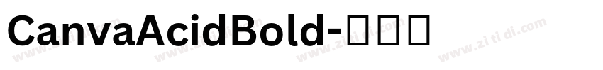 CanvaAcidBold字体转换