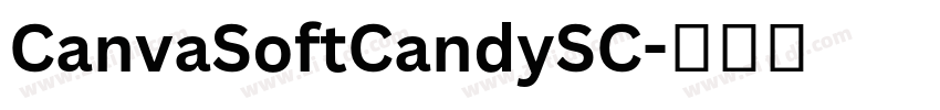 CanvaSoftCandySC字体转换