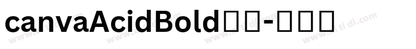 canvaAcidBold字体字体转换