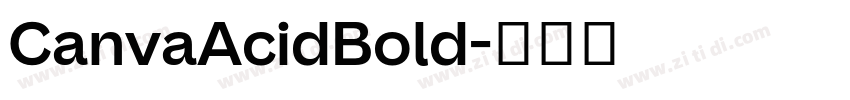 CanvaAcidBold字体转换