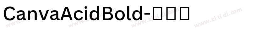 CanvaAcidBold字体转换