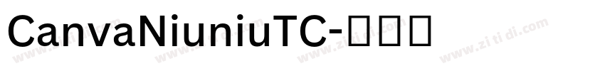 CanvaNiuniuTC字体转换