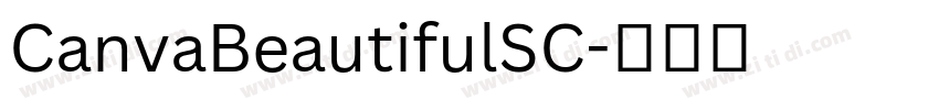CanvaBeautifulSC字体转换