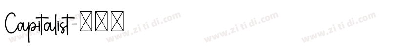 Capitalist字体转换