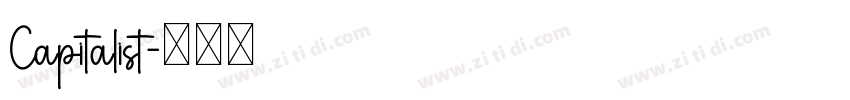 Capitalist字体转换