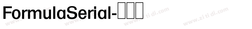 FormulaSerial字体转换