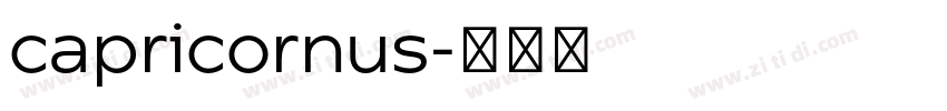 capricornus字体转换