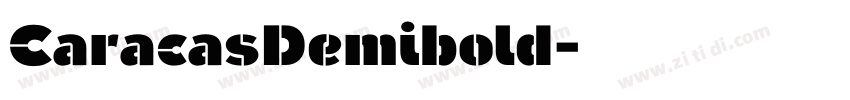 CaracasDemibold字体转换 CaracasDemibold字体转换