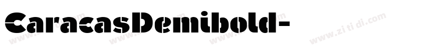 CaracasDemibold字体转换 CaracasDemibold字体转换