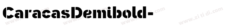 CaracasDemibold字体转换 CaracasDemibold字体转换
