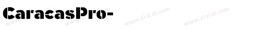 CaracasPro字体转换 CaracasPro字体转换
