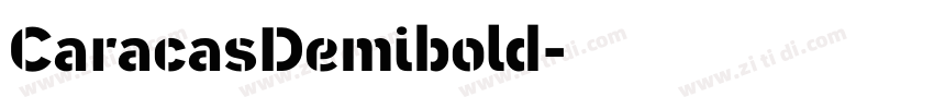 CaracasDemibold字体转换 CaracasDemibold字体转换