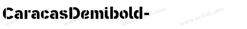 CaracasDemibold字体转换 CaracasDemibold字体转换