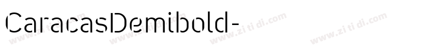 CaracasDemibold字体转换 CaracasDemibold字体转换