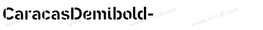 CaracasDemibold字体转换 CaracasDemibold字体转换