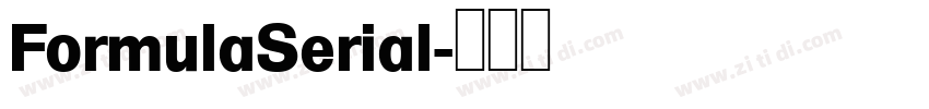 FormulaSerial字体转换