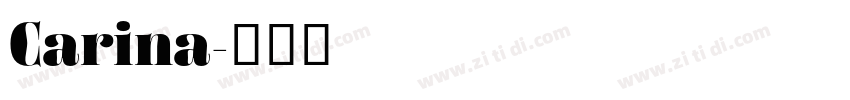 Carina字体转换