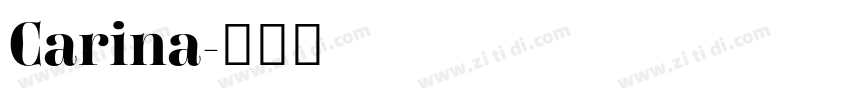 Carina字体转换