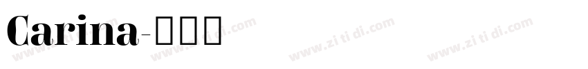 Carina字体转换